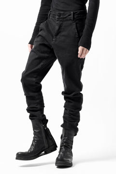 Load image into Gallery viewer, thomkrom SKINNY TROUSERS with SCAR STITCH / STRETCH DENIM (DARK GREY)