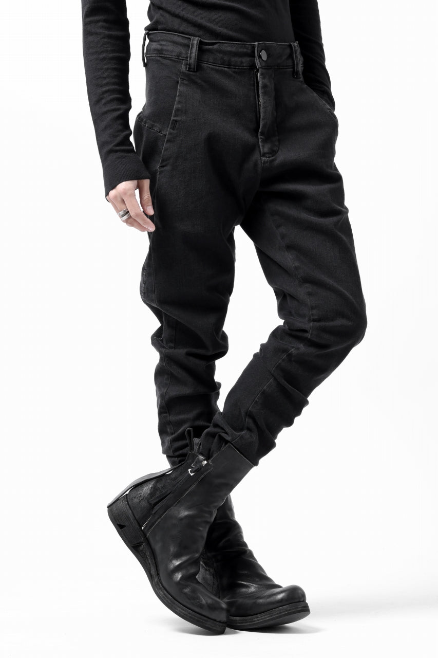 Load image into Gallery viewer, thomkrom SKINNY TROUSERS with SCAR STITCH / STRETCH DENIM (DARK GREY)