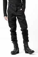 Load image into Gallery viewer, thomkrom SKINNY TROUSERS with SCAR STITCH / STRETCH DENIM (DARK GREY)