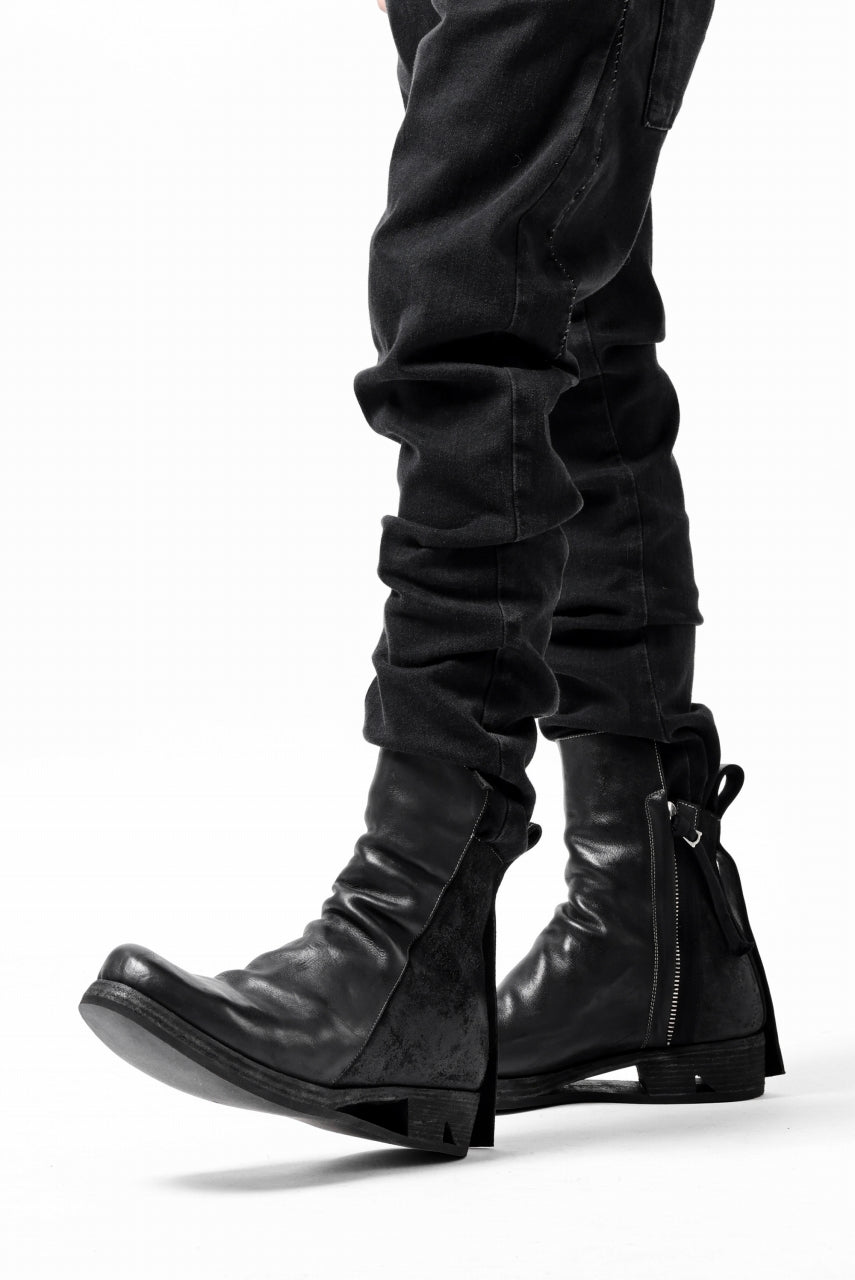 Load image into Gallery viewer, thomkrom SKINNY TROUSERS with SCAR STITCH / STRETCH DENIM (DARK GREY)