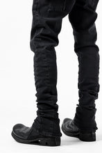 画像をギャラリービューアに読み込む, thomkrom SCAR STITCH SKINNY TROUSERS / SUPER STRETCH DENIM (DARK GREY)