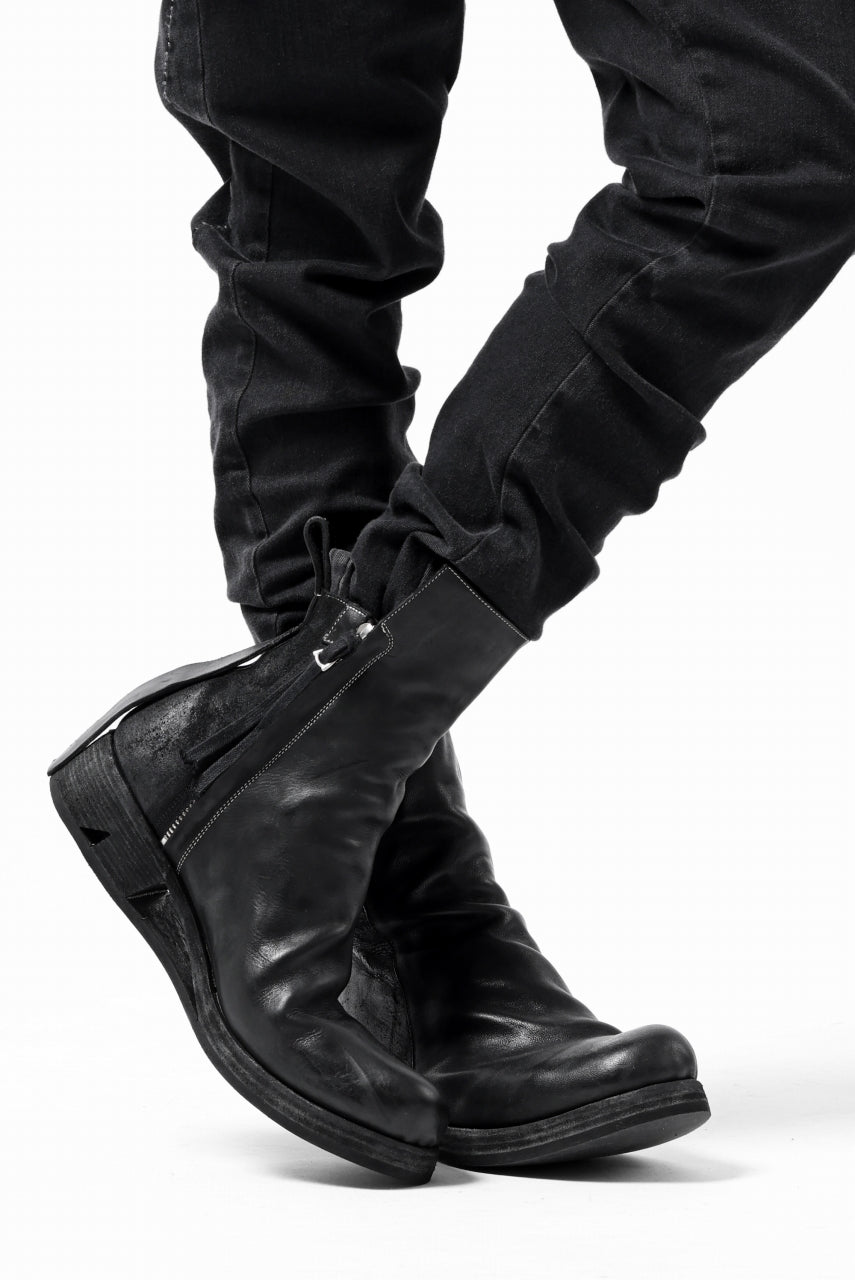 Load image into Gallery viewer, thomkrom SKINNY TROUSERS with SCAR STITCH / STRETCH DENIM (DARK GREY)