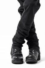Load image into Gallery viewer, thomkrom SKINNY TROUSERS with SCAR STITCH / STRETCH DENIM (DARK GREY)
