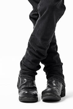 Load image into Gallery viewer, thomkrom SKINNY TROUSERS with SCAR STITCH / STRETCH DENIM (DARK GREY)