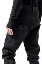 Load image into Gallery viewer, thomkrom SKINNY TROUSERS with SCAR STITCH / STRETCH DENIM (DARK GREY)