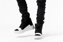 画像をギャラリービューアに読み込む, thomkrom SCAR STITCH SKINNY TROUSERS / SUPER STRETCH DENIM (DARK GREY)