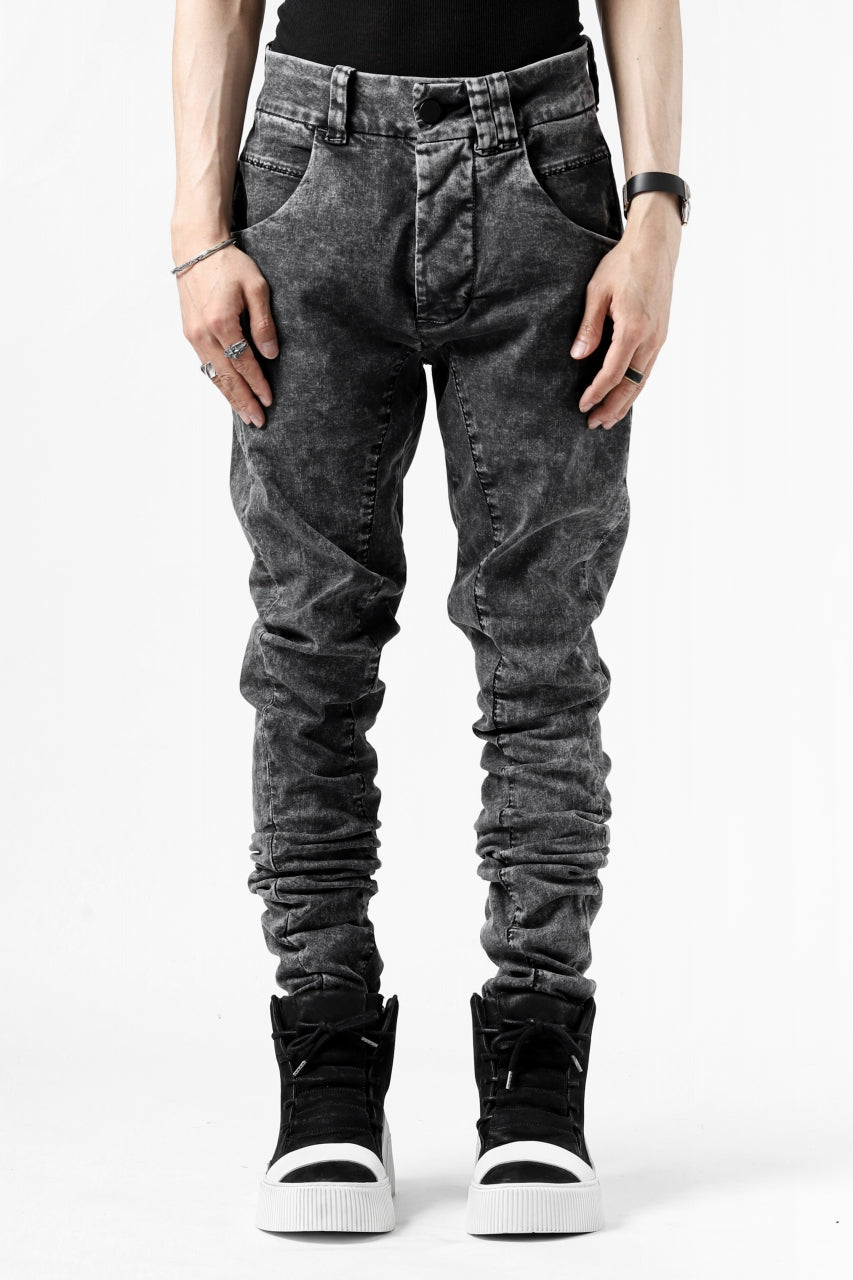 画像をギャラリービューアに読み込む, thomkrom SCAR STITCH CURVED SKINNY / FADE STRETCH DENIM (ACID)