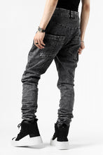 画像をギャラリービューアに読み込む, thomkrom SCAR STITCH CURVED SKINNY / FADE STRETCH DENIM (ACID)