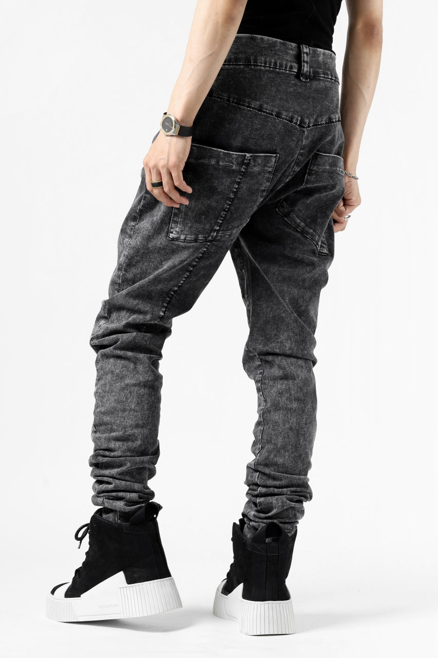 画像をギャラリービューアに読み込む, thomkrom SCAR STITCH CURVED SKINNY / FADE STRETCH DENIM (ACID)