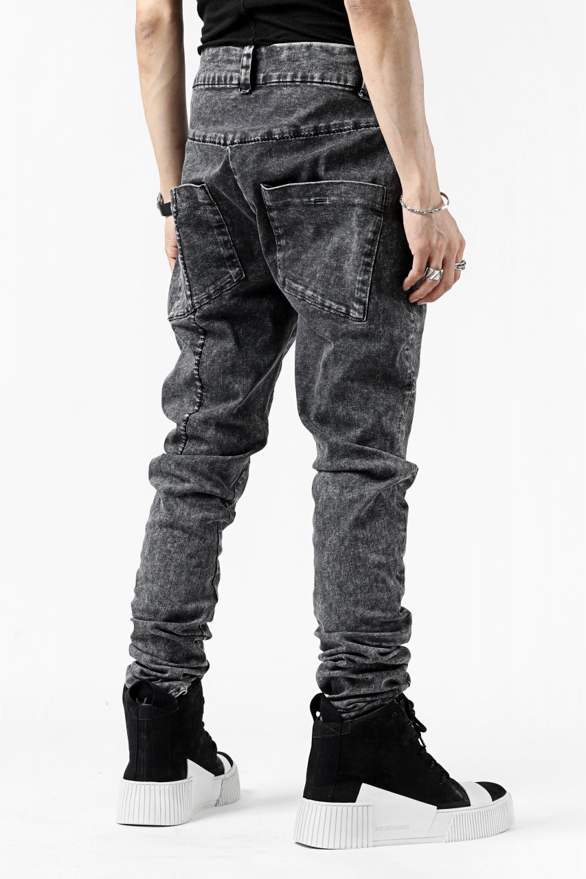 画像をギャラリービューアに読み込む, thomkrom SCAR STITCH CURVED SKINNY / FADE STRETCH DENIM (ACID)