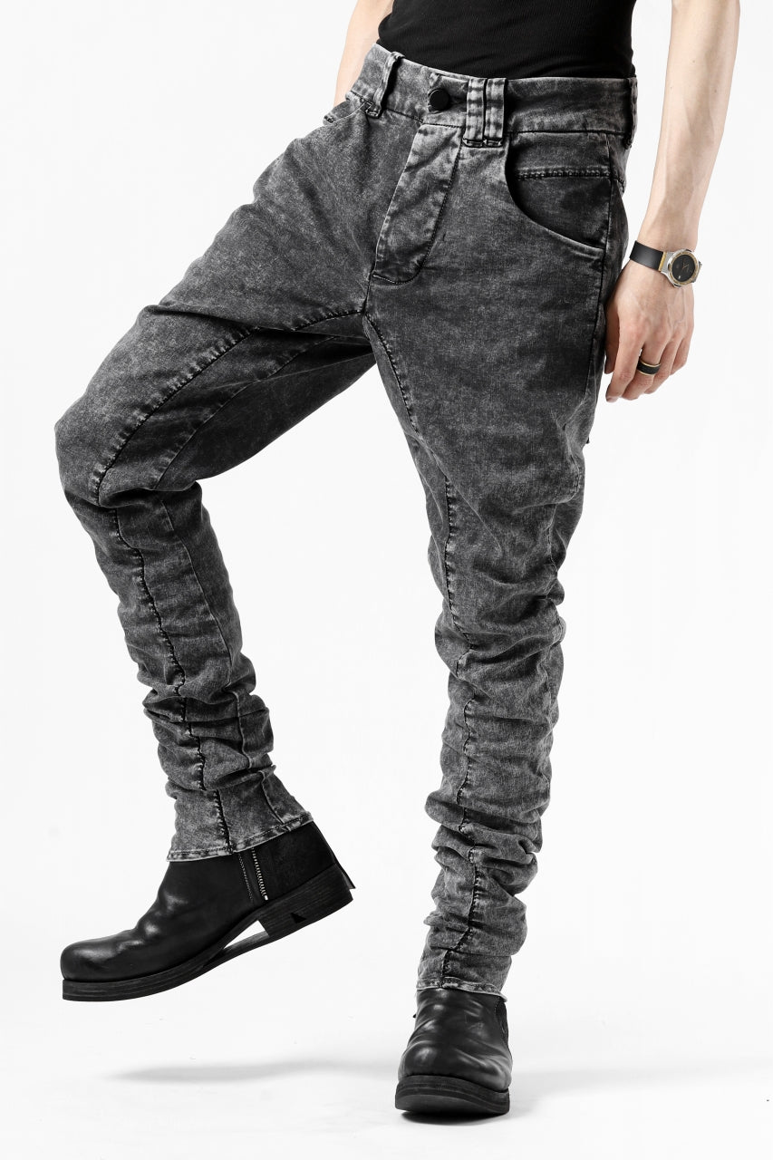 画像をギャラリービューアに読み込む, thomkrom SCAR STITCH CURVED SKINNY / FADE STRETCH DENIM (ACID)