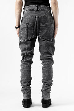 画像をギャラリービューアに読み込む, thomkrom SCAR STITCH CURVED SKINNY / FADE STRETCH DENIM (ACID)