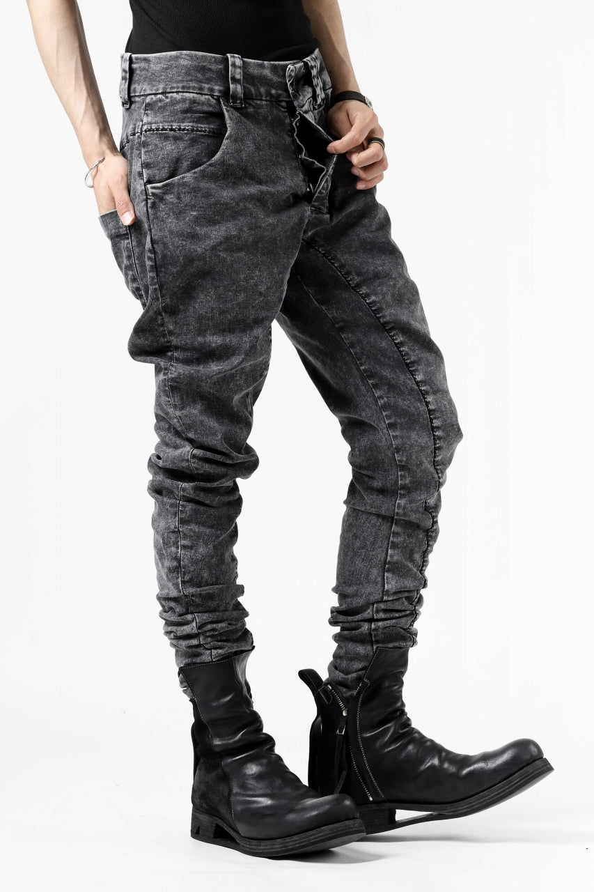 画像をギャラリービューアに読み込む, thomkrom SCAR STITCH CURVED SKINNY / FADE STRETCH DENIM (ACID)