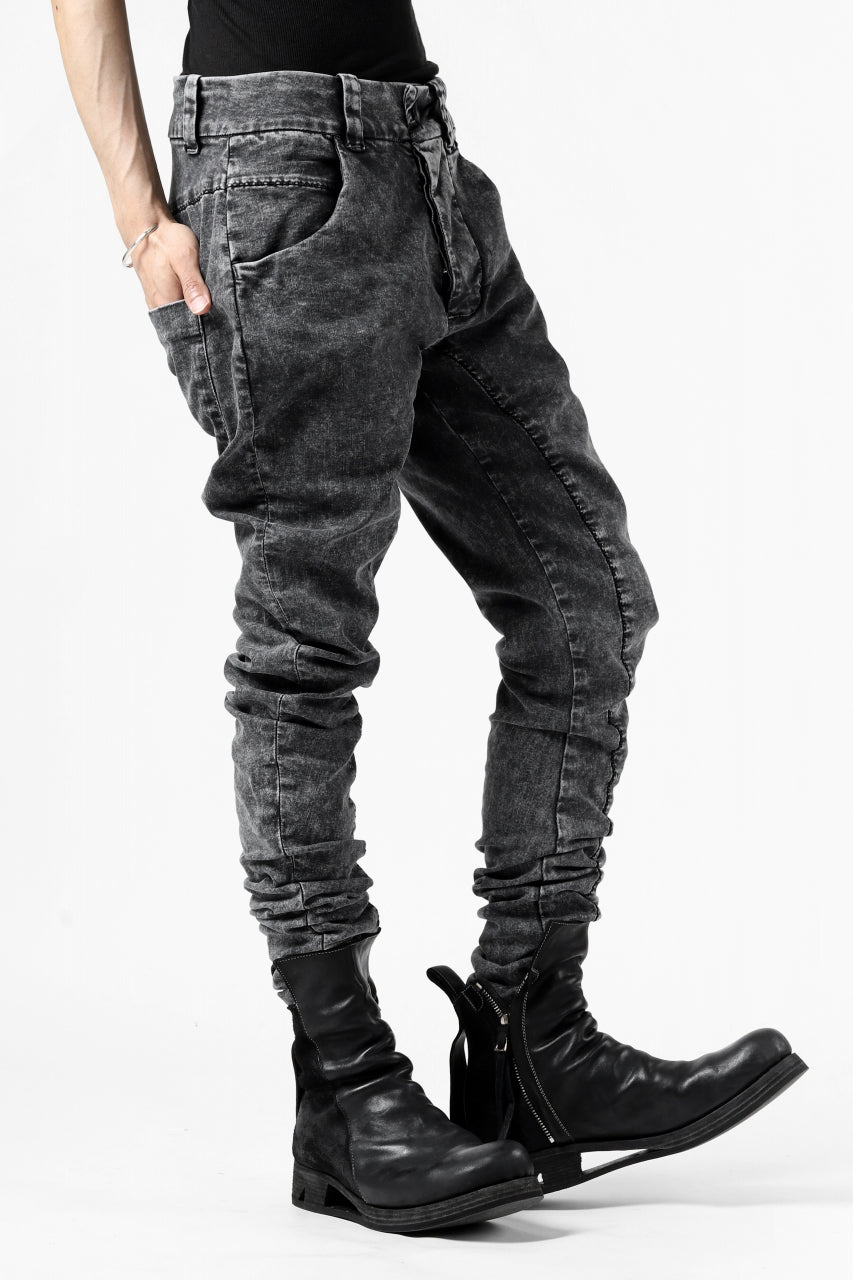 画像をギャラリービューアに読み込む, thomkrom SCAR STITCH CURVED SKINNY / FADE STRETCH DENIM (ACID)