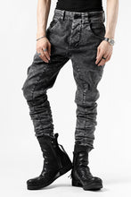 画像をギャラリービューアに読み込む, thomkrom SCAR STITCH CURVED SKINNY / FADE STRETCH DENIM (ACID)