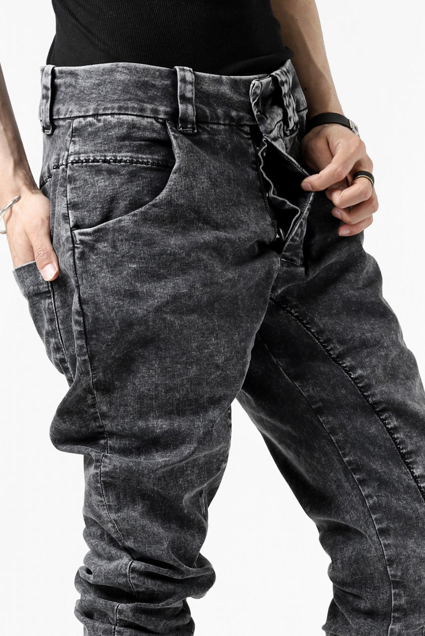 画像をギャラリービューアに読み込む, thomkrom SCAR STITCH CURVED SKINNY / FADE STRETCH DENIM (ACID)