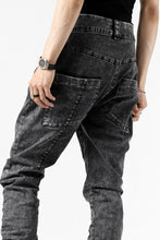 画像をギャラリービューアに読み込む, thomkrom SCAR STITCH CURVED SKINNY / FADE STRETCH DENIM (ACID)