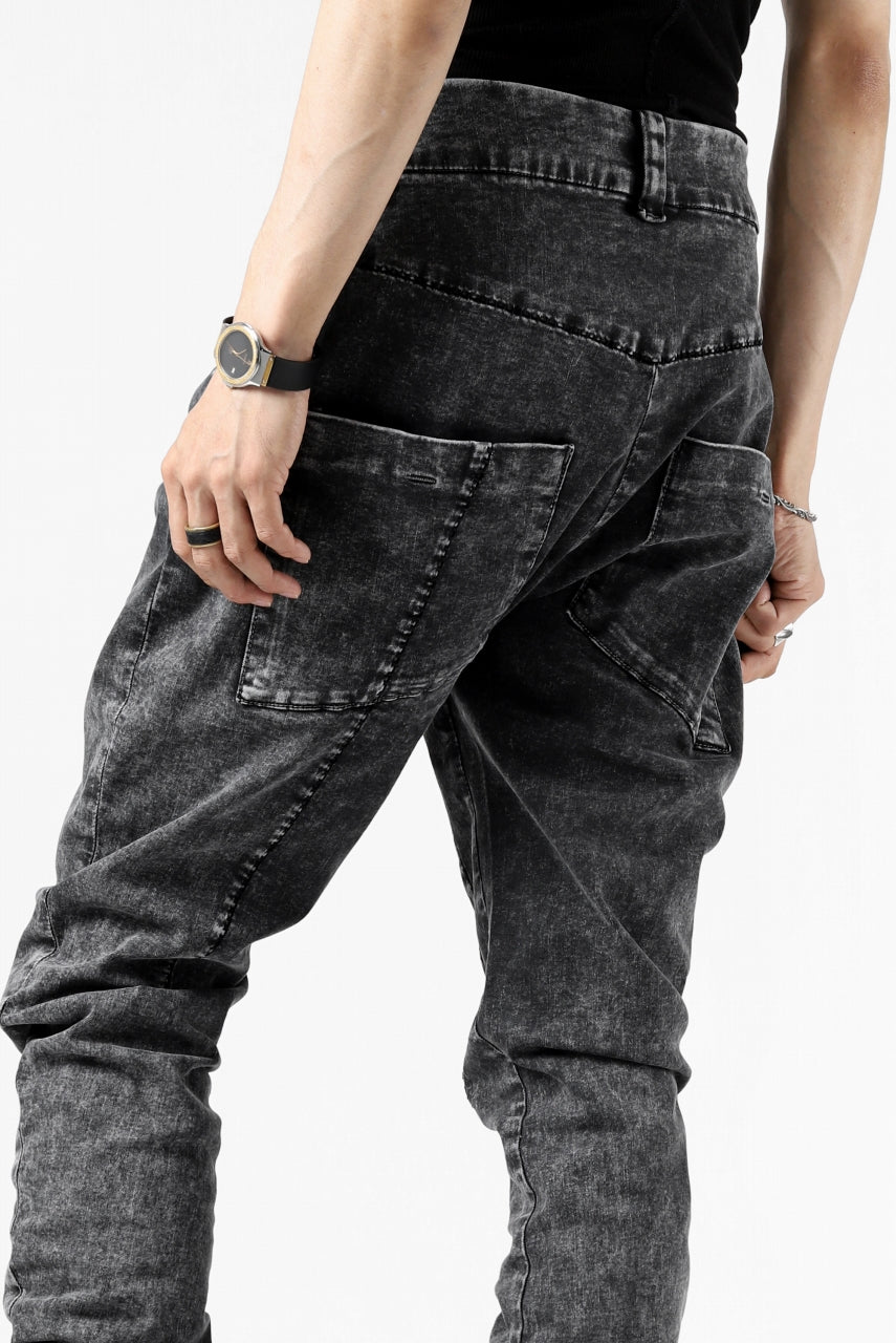画像をギャラリービューアに読み込む, thomkrom SCAR STITCH CURVED SKINNY / FADE STRETCH DENIM (ACID)