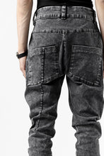画像をギャラリービューアに読み込む, thomkrom SCAR STITCH CURVED SKINNY / FADE STRETCH DENIM (ACID)