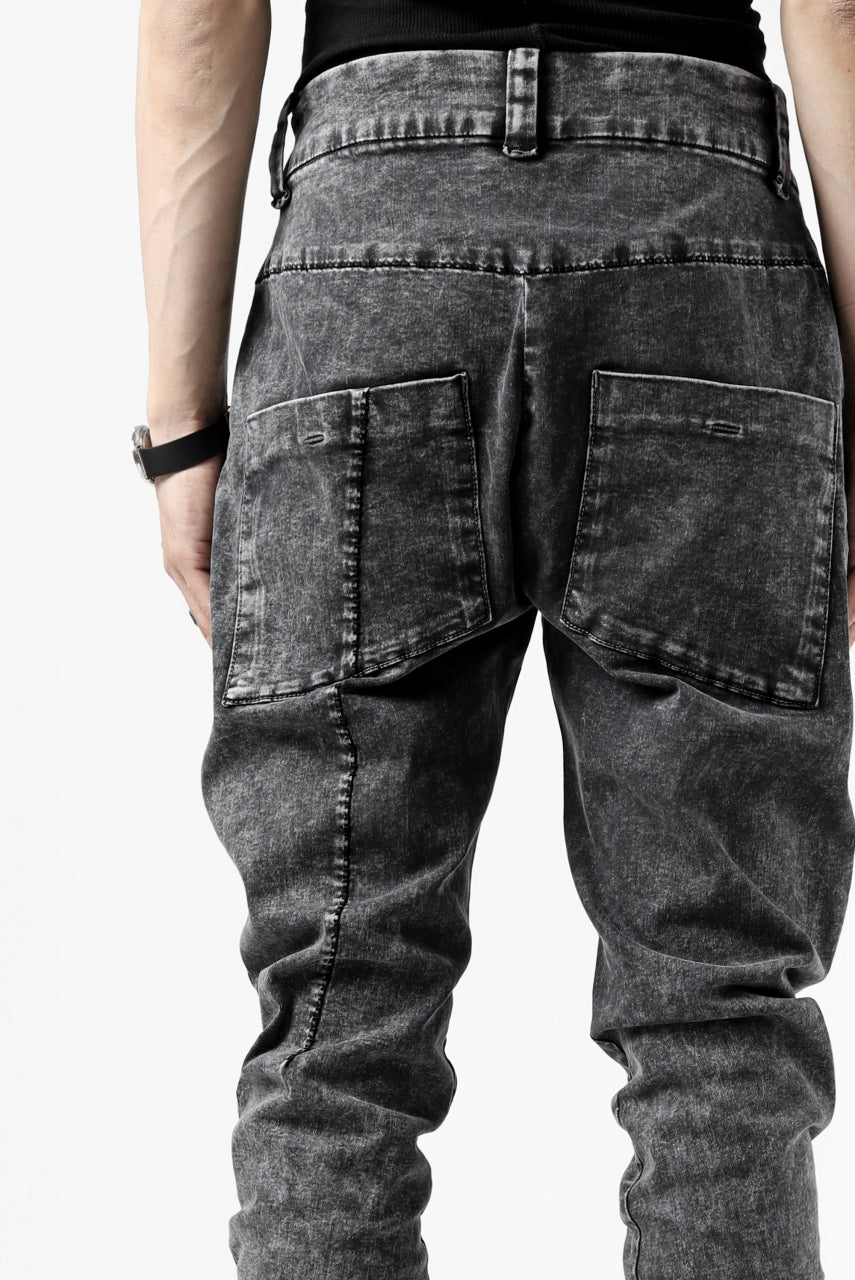 画像をギャラリービューアに読み込む, thomkrom SCAR STITCH CURVED SKINNY / FADE STRETCH DENIM (ACID)