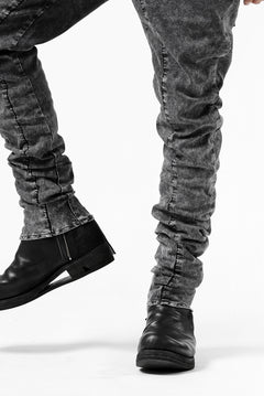 画像をギャラリービューアに読み込む, thomkrom SCAR STITCH CURVED SKINNY / FADE STRETCH DENIM (ACID)