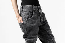 画像をギャラリービューアに読み込む, thomkrom SCAR STITCH CURVED SKINNY / FADE STRETCH DENIM (ACID)