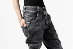 画像をギャラリービューアに読み込む, thomkrom SCAR STITCH CURVED SKINNY / FADE STRETCH DENIM (ACID)