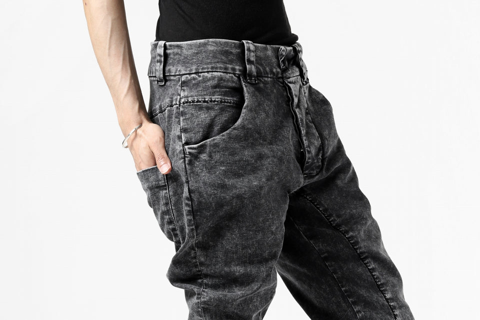 画像をギャラリービューアに読み込む, thomkrom SCAR STITCH CURVED SKINNY / FADE STRETCH DENIM (ACID)