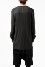 画像をギャラリービューアに読み込む, thomkrom LONG SLEEVE TOPS / STRETCH MIXED UP RIB (BROWN)