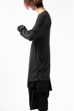 画像をギャラリービューアに読み込む, thomkrom LONG SLEEVE TOPS / STRETCH MIXED UP RIB (BROWN)