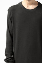 画像をギャラリービューアに読み込む, thomkrom LONG SLEEVE TOPS / STRETCH MIXED UP RIB (BROWN)