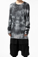 画像をギャラリービューアに読み込む, thomkrom DYEING LONG SLEEVE TOPS / STRETCH MIXED UP RIB (MARBLE T109)