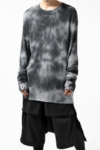 画像をギャラリービューアに読み込む, thomkrom DYEING LONG SLEEVE TOPS / STRETCH MIXED UP RIB (MARBLE T109)