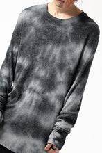 画像をギャラリービューアに読み込む, thomkrom DYEING LONG SLEEVE TOPS / STRETCH MIXED UP RIB (MARBLE T109)