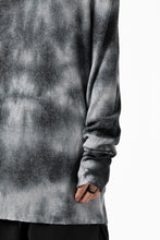 画像をギャラリービューアに読み込む, thomkrom DYEING LONG SLEEVE TOPS / STRETCH MIXED UP RIB (MARBLE T109)