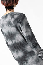 画像をギャラリービューアに読み込む, thomkrom DYEING LONG SLEEVE TOPS / STRETCH MIXED UP RIB (MARBLE T109)