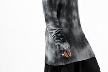 画像をギャラリービューアに読み込む, thomkrom DYEING LONG SLEEVE TOPS / STRETCH MIXED UP RIB (MARBLE T109)