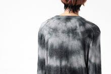 画像をギャラリービューアに読み込む, thomkrom DYEING LONG SLEEVE TOPS / STRETCH MIXED UP RIB (MARBLE T109)