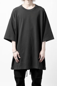 画像をギャラリービューアに読み込む, thom/krom OVER SIZED T-SHIRT / ORGANIC COTTON (GRAPHITE)