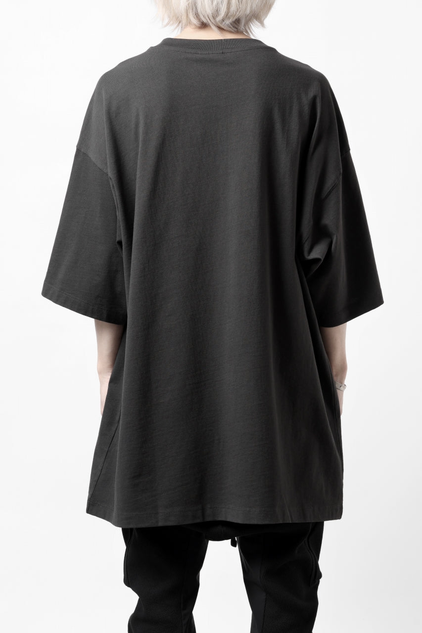 画像をギャラリービューアに読み込む, thom/krom OVER SIZED T-SHIRT / ORGANIC COTTON (GRAPHITE)