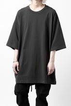 画像をギャラリービューアに読み込む, thom/krom OVER SIZED T-SHIRT / ORGANIC COTTON (GRAPHITE)