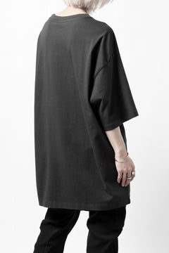 画像をギャラリービューアに読み込む, thom/krom OVER SIZED T-SHIRT / ORGANIC COTTON (GRAPHITE)