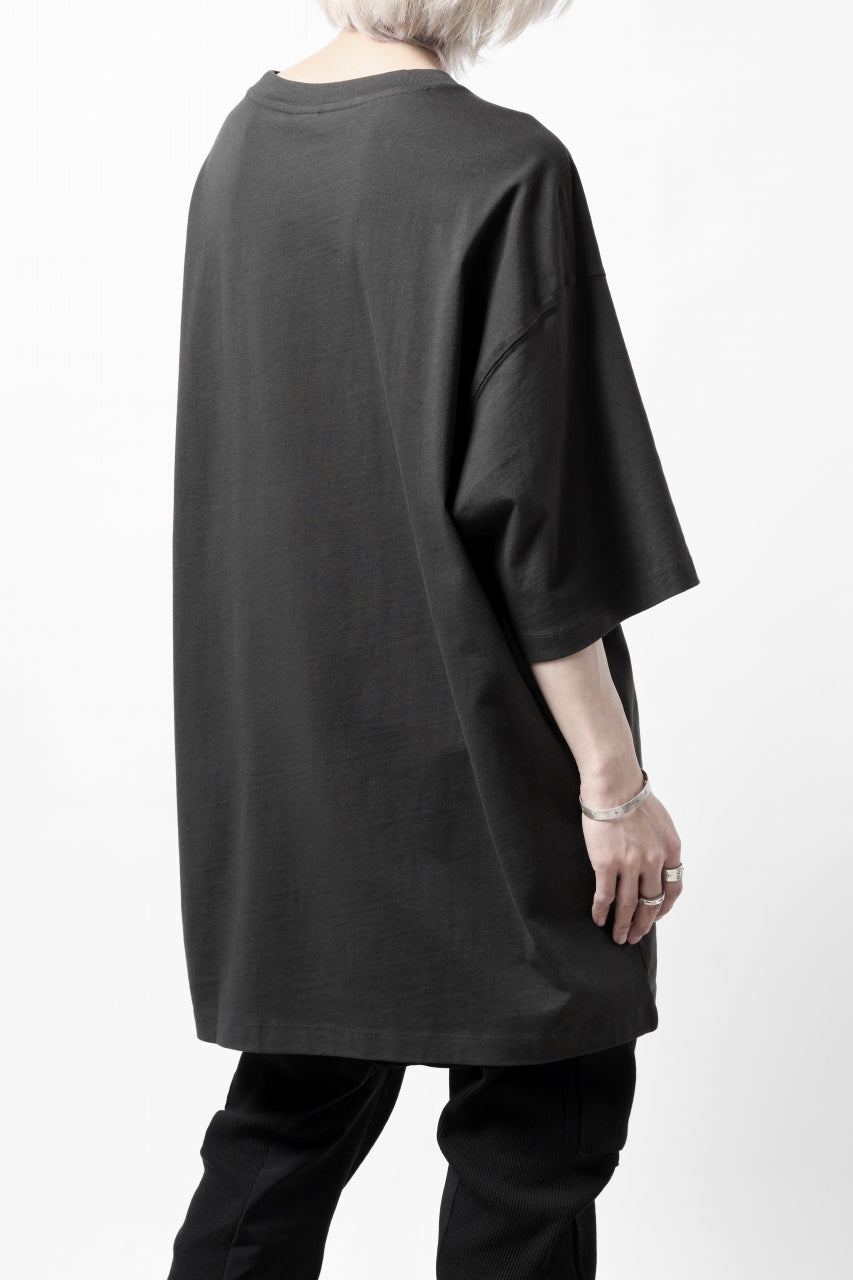 画像をギャラリービューアに読み込む, thom/krom OVER SIZED T-SHIRT / ORGANIC COTTON (GRAPHITE)