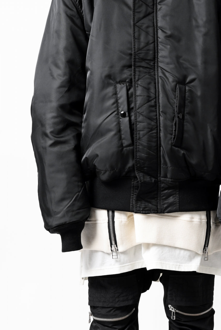 画像をギャラリービューアに読み込む, mastermind WORLD x ALPHA INDUSTRIES RIVERSIBLE MA-1 JACKET - CRAZY PANELED (BLACK)