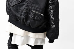 画像をギャラリービューアに読み込む, mastermind WORLD x ALPHA INDUSTRIES RIVERSIBLE MA-1 JACKET - CRAZY PANELED (BLACK)