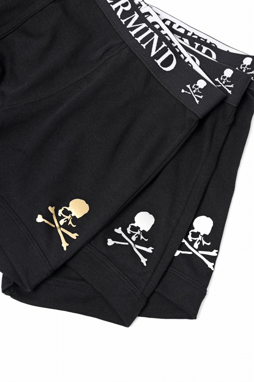 Load image into Gallery viewer, mastermind WORLD MEN'S BOXER SHORTS / 3 PIECES SET (BLACK)