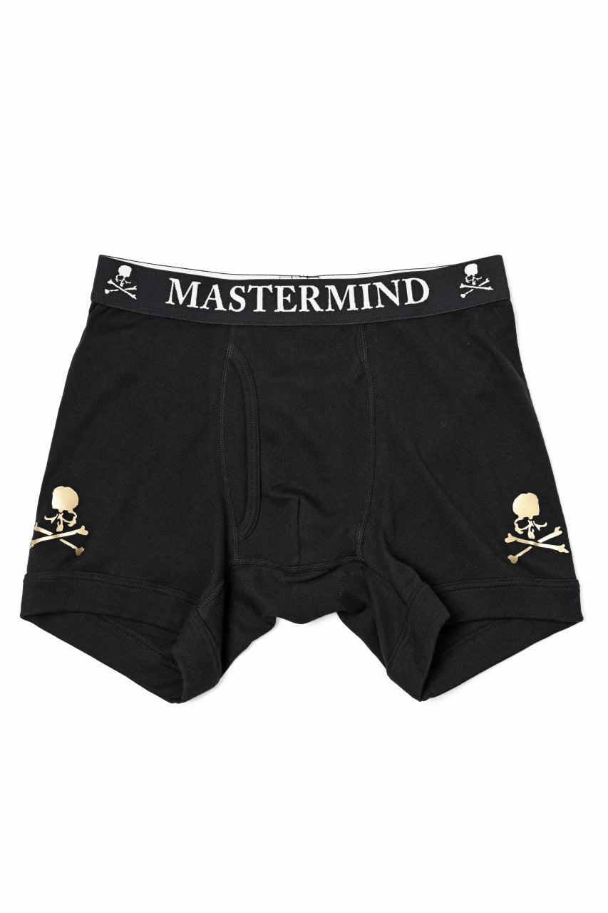 Load image into Gallery viewer, mastermind WORLD MEN'S BOXER SHORTS / 3 PIECES SET (BLACK)