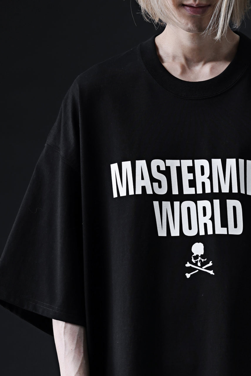 Load image into Gallery viewer, mastermind WORLD JUSTICE TEE / BOXY FIT (BLACK)