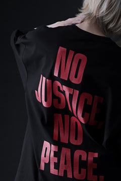 Load image into Gallery viewer, mastermind WORLD JUSTICE TEE / BOXY FIT (BLACK)