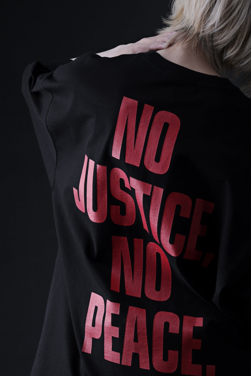 Load image into Gallery viewer, mastermind WORLD JUSTICE TEE / BOXY FIT (BLACK)